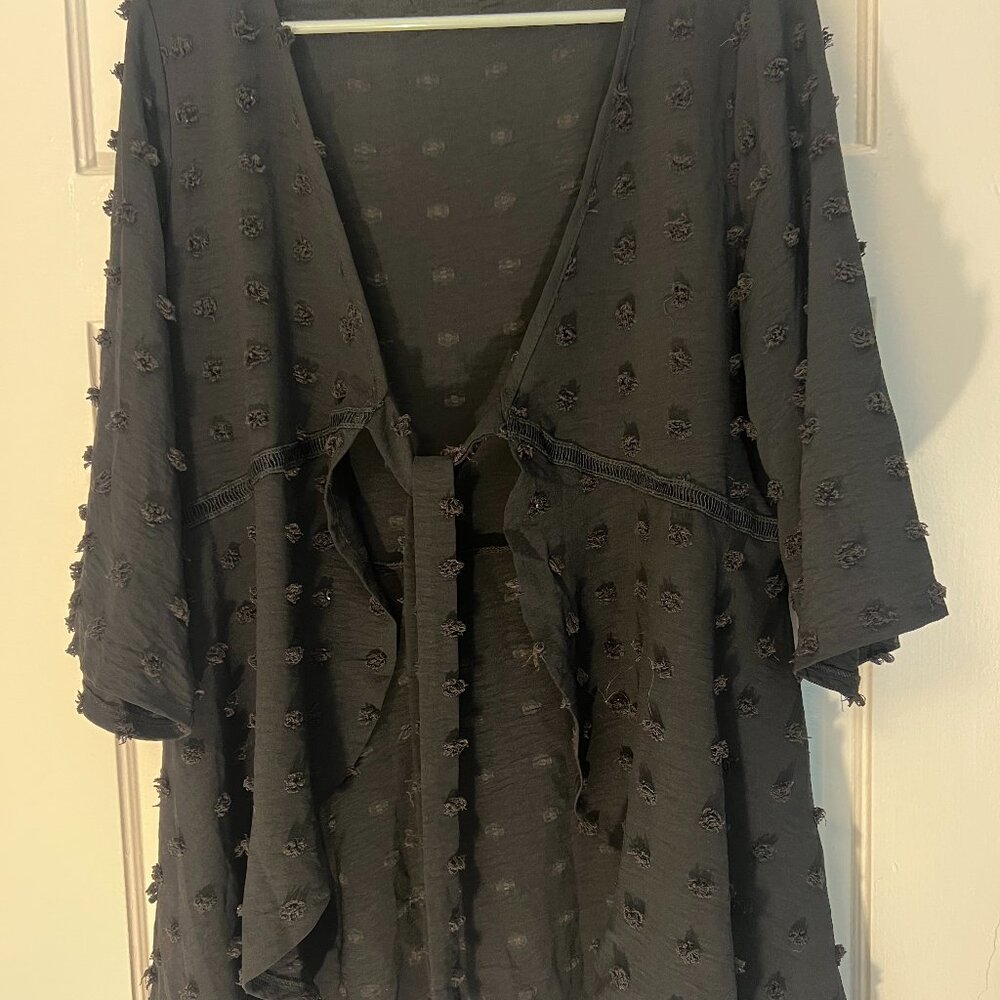 Black Polka Dot Wrap